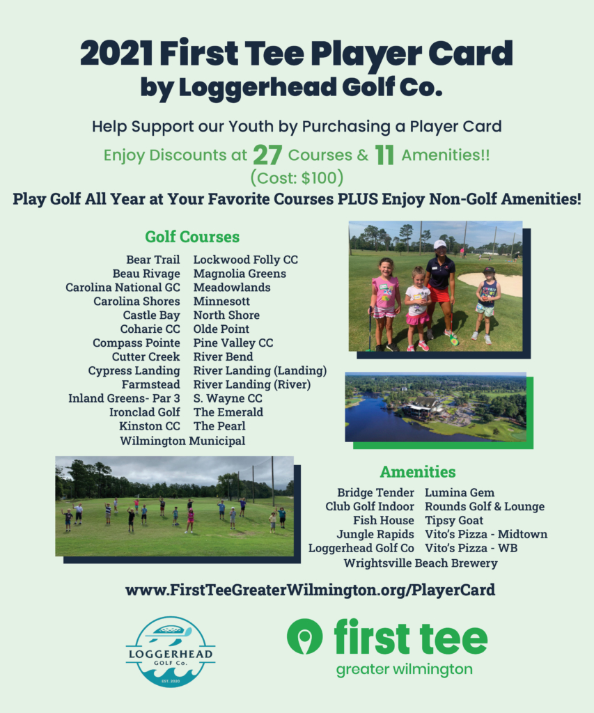 2021 First Tee Player Card